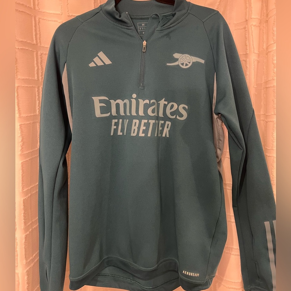 Adidas Teal Training ‘23–‘24 Arsenal 3/4 Zip